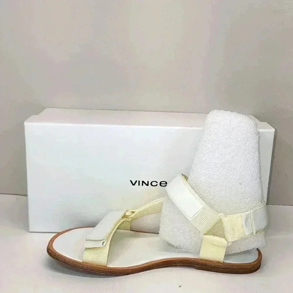 Vince slingback leather upper sandal size 36.5 - Picture 2 of 8
